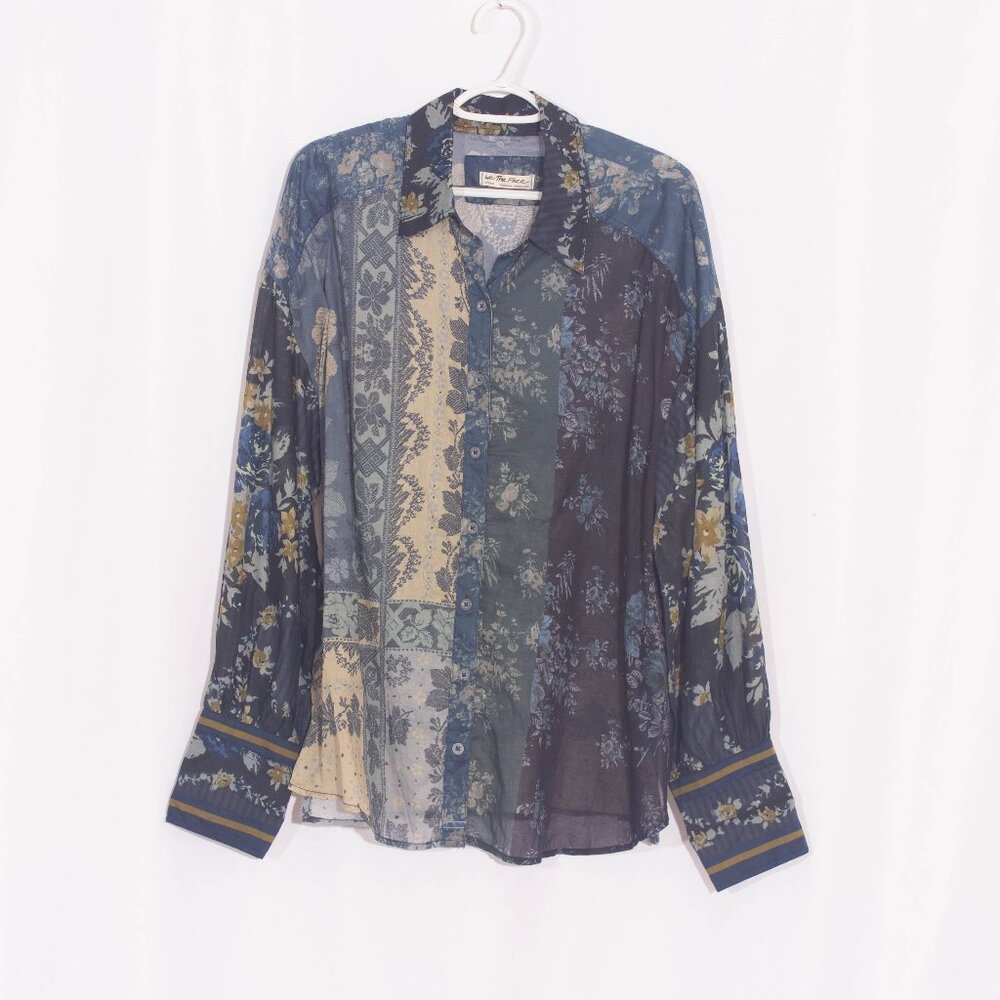 WE THE FREE Flower Patch Top Size M - Picture 5 of 11